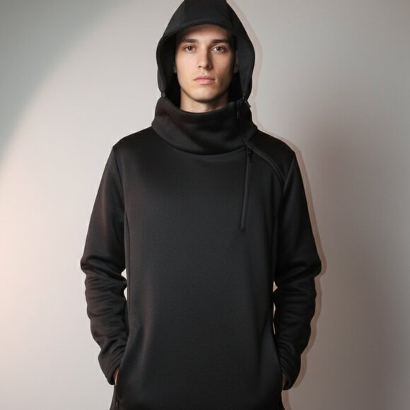 UMORO Accessories - UMORO BLK REMOVABLE HOODIE  SZ M